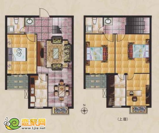 鴻基行政公館E1/E2戶型 躍層