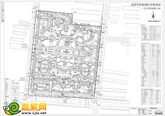 龍湖公館建設工程設計方案總平面圖