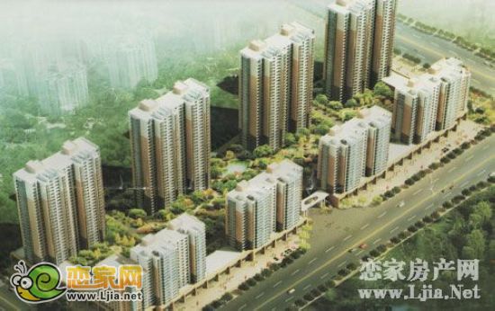 城市西景效果圖