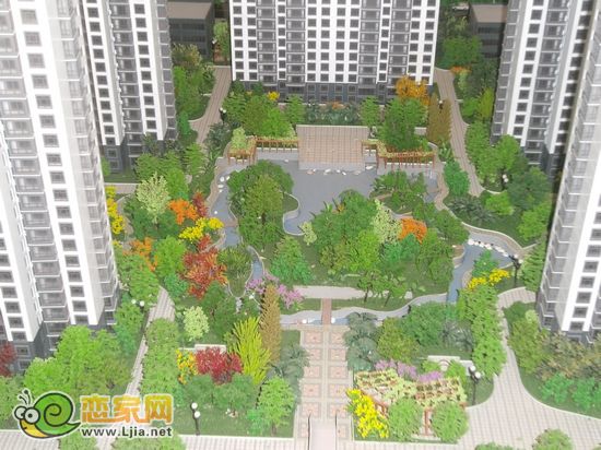 左岸楓橋綠化沙盤圖