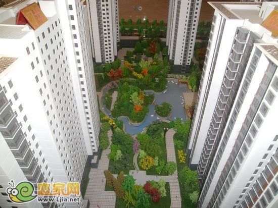 左岸楓橋綠化沙盤圖