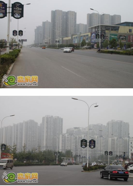 滏河大街聯(lián)防路北，眾多樓盤屹立左右