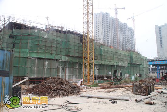 萬浩儷城6號樓實(shí)景圖,建至3層