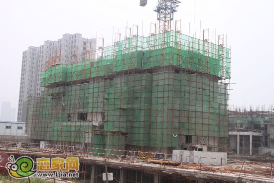 萬(wàn)浩儷城8號(hào)樓實(shí)景圖,建至4層