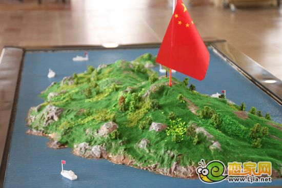 月亮灣釣魚島沙盤