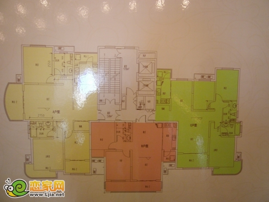 月亮灣5#魅力之城 平面示意圖