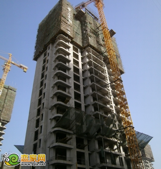 月亮灣6號樓出地面21層（2012.11.26）