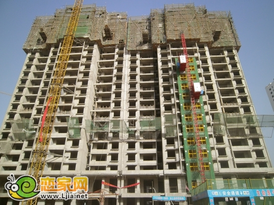 萬(wàn)浩儷城6號(hào)樓出地面21層（2012.11.27）
