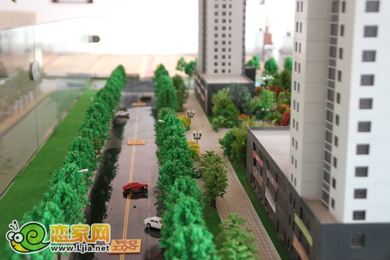 左岸楓橋沿街商鋪沙盤