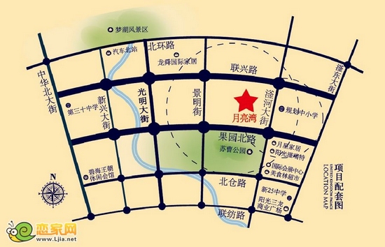 月亮灣項(xiàng)目區(qū)位圖
