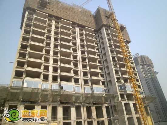 御景江山城8號(hào)樓工程實(shí)景圖（2012.12.26）
