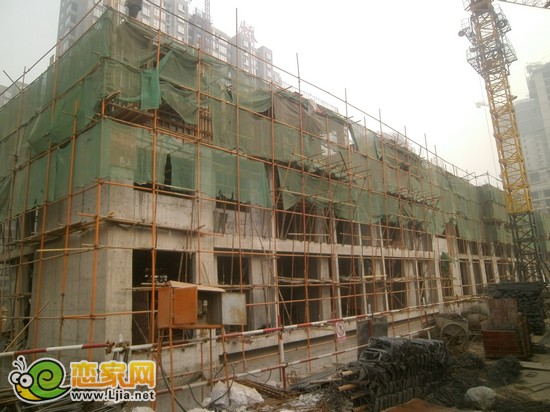 左岸楓橋系項(xiàng)目11號樓出地面3層（2013.1.12）