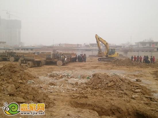 萬(wàn)浩儷城項(xiàng)目10號(hào)樓工程實(shí)景圖（2013.1.12）