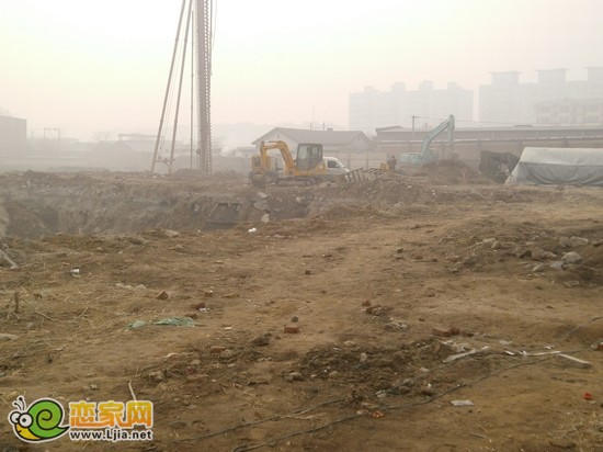 遠(yuǎn)洋香格里拉·新興公館項(xiàng)目工程實(shí)景圖（2013.2.21）