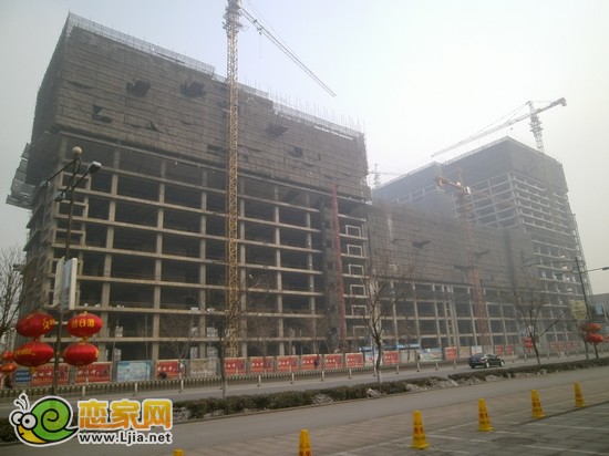 陽光三龍商業(yè)廣場項目工程實景圖（2013.2.27）