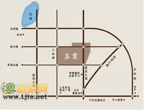 順田君邑項目區(qū)位圖