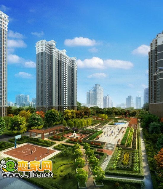 現(xiàn)代奧城項(xiàng)目園林景觀