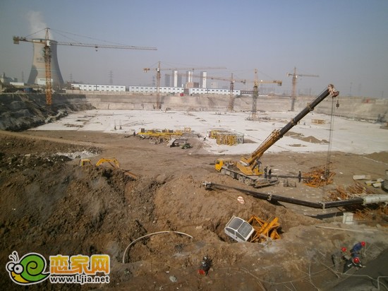 楓景華庭項(xiàng)目工地實(shí)景圖（2013.3.4）