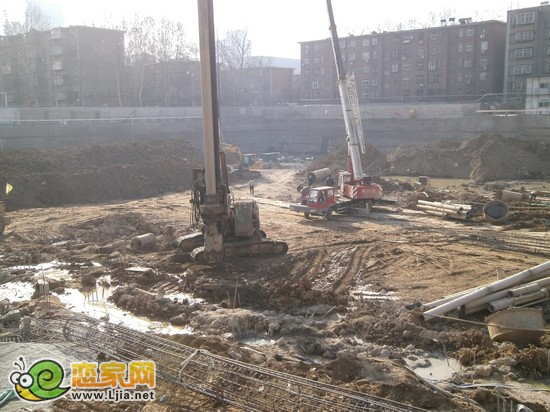 融通國(guó)際項(xiàng)目工地實(shí)景圖（2013.3.5）