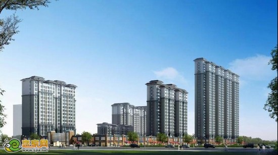現(xiàn)代頤和苑項(xiàng)目街景效果圖