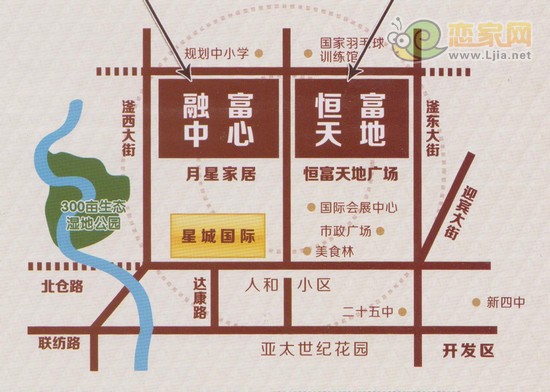 恒富天地項(xiàng)目區(qū)位圖