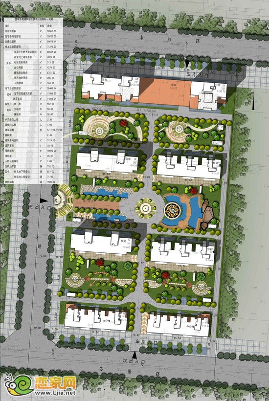 盛瑞華庭建設(shè)工程設(shè)計(jì)方案總平面圖