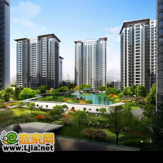 左岸楓橋項目園林景觀效果圖