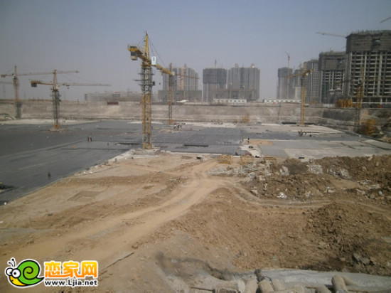 楓景華庭項目工程實景圖（2013.4.6）