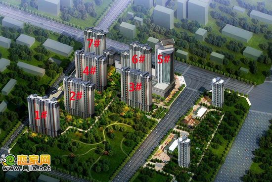 現(xiàn)代奧城項(xiàng)目鳥瞰圖