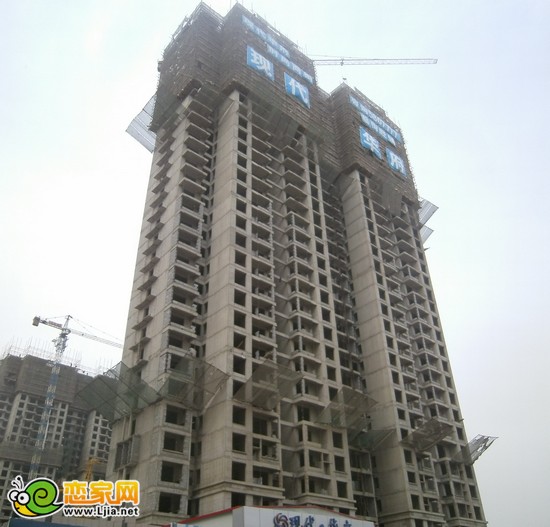 現代華府項目1號樓工程實景圖（2013.5.14）