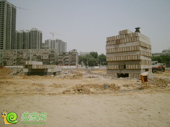 名仕公館項(xiàng)目工程實(shí)景圖（2013.5.19）
