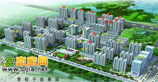 北海莊園項(xiàng)目鳥瞰圖