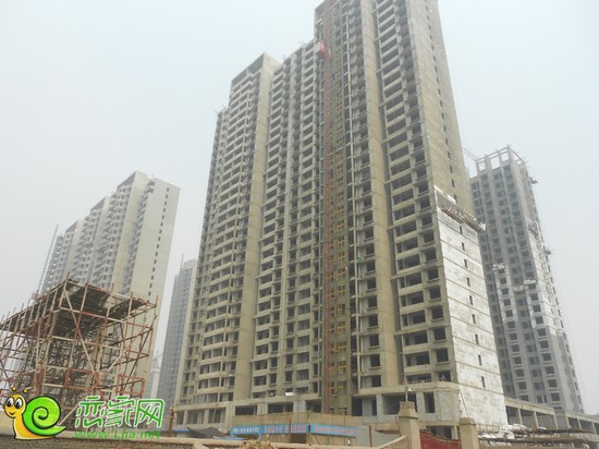 萬浩儷城項(xiàng)目北區(qū)工程實(shí)景圖（2013.6.26）