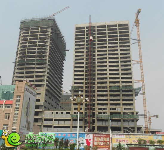 陽光三龍商業(yè)廣場C座實景圖（2013.6.29）