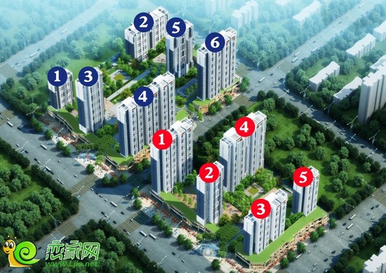 萬浩儷城項目鳥瞰圖