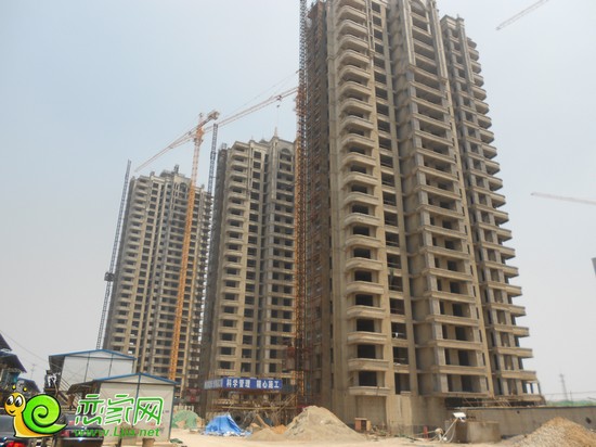 月亮灣項目實景圖（2013.7.4）