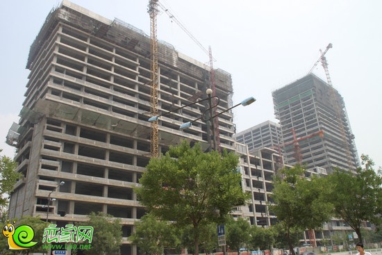 陽(yáng)光三龍商業(yè)廣場(chǎng)實(shí)景圖（2013.7.5）