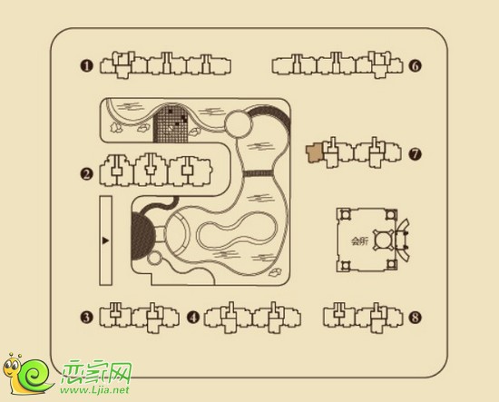 聯(lián)邦·御景江山C1戶型樓棟分布圖