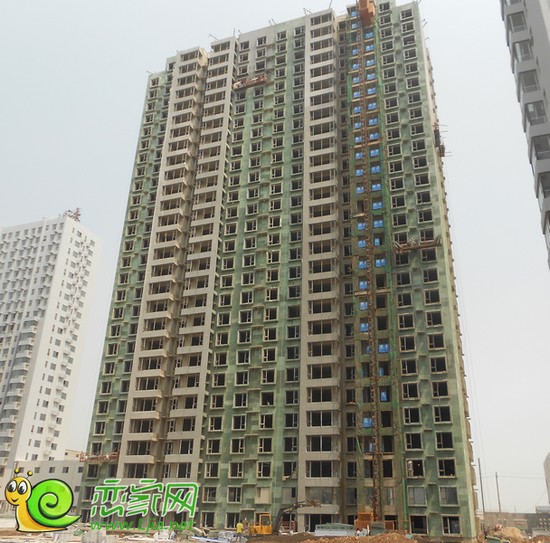 左岸楓橋項目1號樓樓王實景圖