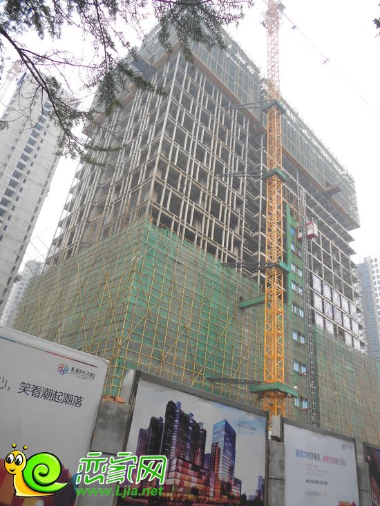 陽光天階商業(yè)樓南樓工地實景