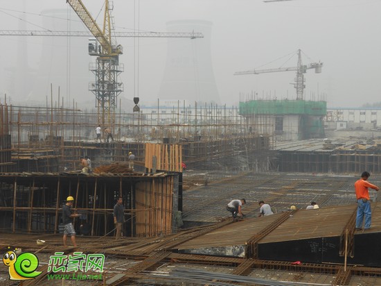 楓景華庭項(xiàng)目工程實(shí)景（2013.8.6）