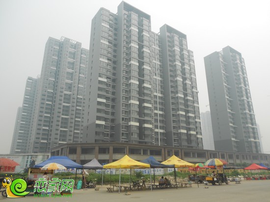 萬(wàn)浩儷城工程實(shí)景圖（2013.8.6）