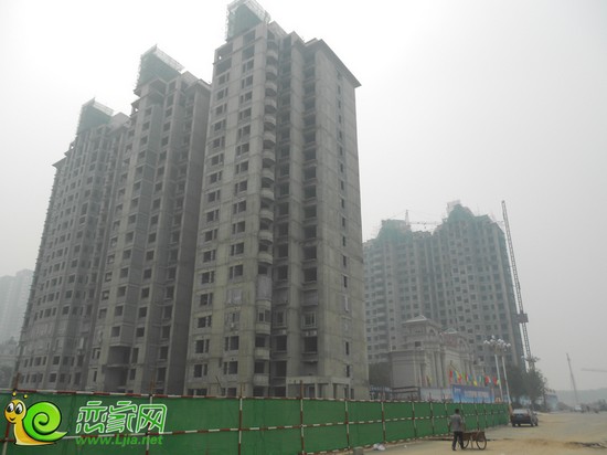 聯(lián)邦·御景江山項(xiàng)目工程實(shí)景圖（2013.8.7）