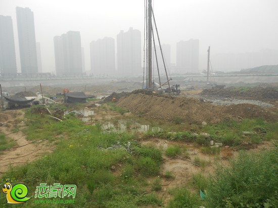 聯(lián)邦·御景江山項(xiàng)目工程實(shí)景圖（2013.8.7）