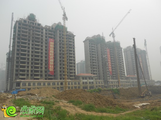 聯(lián)邦·御景江山項(xiàng)目工程實(shí)景圖（2013.8.7）