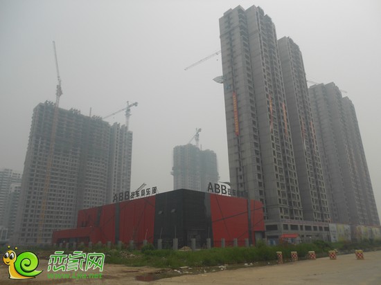 現(xiàn)代華府項(xiàng)目工程實(shí)景圖（2013.8.7）