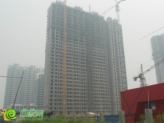 現(xiàn)代華府項(xiàng)目工程實(shí)景圖（2013.8.7）
