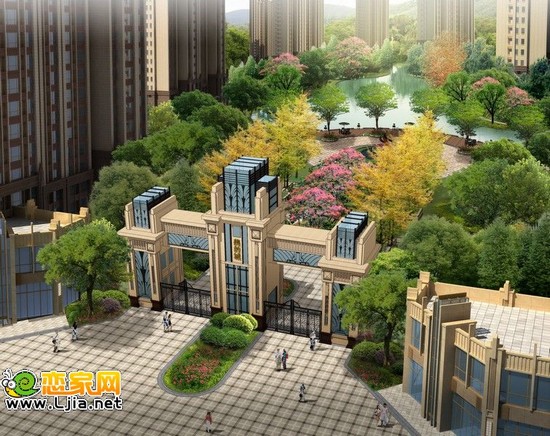 美的城項目園林景觀效果圖