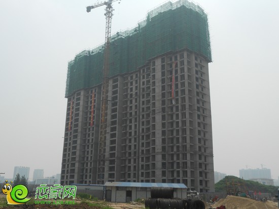 現(xiàn)代奧城項目3號樓工程實景圖（2013.8.15）