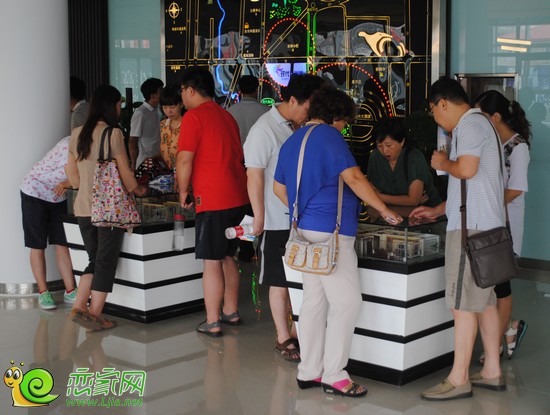 購房者詳細(xì)了解戶型